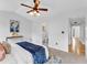 Serene bedroom features natural light, soft carpet, and neutral tones at 2329 Wavetree Nw Ln, Acworth, GA 30101