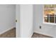 Bedroom with carpeted floor and closet with window allowing for natural light at 2329 Wavetree Nw Ln, Acworth, GA 30101