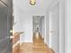 Bright entryway with hardwood floors and stylish console table at 2329 Wavetree Nw Ln, Acworth, GA 30101