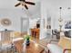 Relaxing open-concept living space connects to kitchen and dining area at 2329 Wavetree Nw Ln, Acworth, GA 30101