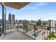 A stunning skyline view from the balcony, showcasing the vibrant cityscape at 860 Peachtree Ne St # 2118, Atlanta, GA 30308