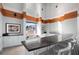 Modern bar area with granite countertops, built-in cabinets, and city views, perfect for entertaining guests and enjoying cocktails at 860 Peachtree Ne St # 2118, Atlanta, GA 30308