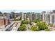 Expansive city view showcasing the vibrant cityscape and lush greenery, offering an urban oasis at 860 Peachtree Ne St # 2118, Atlanta, GA 30308