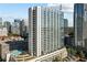 A sleek high-rise building featuring balconies and stunning views in the heart of the city at 860 Peachtree Ne St # 2118, Atlanta, GA 30308