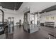 Fully equipped gym with weightlifting machines, free weights, and mirrors for workouts at 860 Peachtree Ne St # 2118, Atlanta, GA 30308