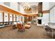 Stunning lobby with fireplace, soaring ceilings, modern decor and ample seating, perfect for relaxing or socializing at 860 Peachtree Ne St # 2118, Atlanta, GA 30308