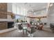Inviting lobby with stylish seating, fireplace, and expansive windows, creating a warm and welcoming atmosphere for residents and guests at 860 Peachtree Ne St # 2118, Atlanta, GA 30308