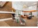 Chic community lounge offers a cozy fireplace, comfortable seating, and a social space for residents to enjoy at 860 Peachtree Ne St # 2118, Atlanta, GA 30308