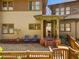 Inviting front porch with a brick walkway, comfortable seating, and a charming facade at 1181 Cleburne Ne Ave, Atlanta, GA 30307