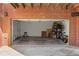Spacious two car garage with brickwork and room for storage at 1181 Cleburne Ne Ave, Atlanta, GA 30307