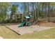 Community playground with a slide, swings, and climbing structure, set on a safe, cushioned surface at 4015 Two Bridge Ct, Buford, GA 30518