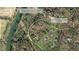 Aerial view showcasing the property's expansive 4.5 acres with 13-acre nature preserve membership at 2167 W Wesley Nw Rd, Atlanta, GA 30327
