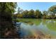 Picturesque view of the calm, green river surrounded by verdant foliage at 2167 W Wesley Nw Rd, Atlanta, GA 30327