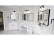 Beautiful bathroom with double sinks and modern fixtures at 2328 New Haven Pl, Conyers, GA 30094