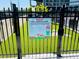 Rules for a Happy Dog Park sign at 400 W Peachtree Nw St # 3114, Atlanta, GA 30308