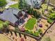 From above, you can see how the beautiful landscaping and manicured lawn complement this home's backyard at 6382 Mountain Ridge Cir, Sugar Hill, GA 30518