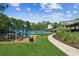A playground and tennis court are among the various community amenities at 6382 Mountain Ridge Cir, Sugar Hill, GA 30518