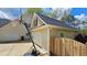 View of the additional one-car garage with a basketball hoop beside it at 156 Brookridge Ct, Douglasville, GA 30134