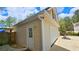 View of the additional one-car garage with a door and basketball hoop at 156 Brookridge Ct, Douglasville, GA 30134
