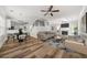 Inviting living room seamlessly connected to the kitchen and dining area at 3705 Paces Park Se Cir, Smyrna, GA 30080