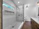 Modern bathroom boasting a glass-enclosed shower, stylish vanity, and elegant finishes for a spa-like experience at 41 Olde Town Way, Rockmart, GA 30153