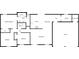 Detailed floor plan showcasing the layout of this home featuring primary bedroom, bedrooms, kitchen and living room spaces at 41 Olde Town Way, Rockmart, GA 30153