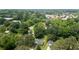Beautiful aerial view of a home nestled amongst lush trees in a serene neighborhood, with city views at 4424 Robinson St, Acworth, GA 30101