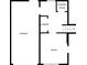 Layout of the home's first floor featuring a garage, laundry room, powder room, main living area, and downstairs room at 4424 Robinson St, Acworth, GA 30101