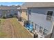 A cozy backyard with a patio and outdoor seating offers a private space for relaxation and entertainment at 265 Valley Xing, Canton, GA 30114