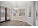 Cozy breakfast nook with large windows and door offering ample natural light at 175 Oak Manor, Fayetteville, GA 30214