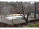 Backyard pool with multiple decks, fencing and landscaping at 24317 Plantation Ne Dr, Atlanta, GA 30324