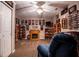 Basement featuring carpet, furniture, and sports memorabilia at 84 Ledbetter Rd, Villa Rica, GA 30180