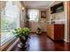 Inviting living room showcasing natural light, hardwood floors, and stylish decor at 84 Ledbetter Rd, Villa Rica, GA 30180