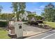 Stately home featuring manicured landscaping, circular driveway and prominent street number display at 9315 Prestwick Club Dr, Johns Creek, GA 30097