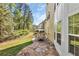 Beautiful backyard featuring a stone patio and lush greenery, great for outdoor gatherings at 3120 Abbey Sw Dr, Atlanta, GA 30331