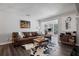 Spacious living room showcasing hardwood floors and a cozy seating area at 401 Berkeley Woods Dr, Duluth, GA 30096