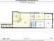 Basement floor plan features a rec room, kitchen, bathroom, bedroom, and storage at 6141 Windsong Way, Smoke Rise, GA 30087