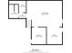 Layout showcasing living room, bedroom, kitchen, and bathroom on a single level at 327 Morning Frost, Canton, GA 30114