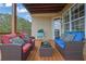 Cozy outdoor patio with comfortable seating, perfect for relaxing or entertaining guests at 4915 Bergen Ct, Cumming, GA 30040