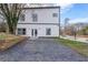 Modern home showing the gravel driveway, two-story elevation and simple, dark-framed window trim at 125 Laurel Sw Ave, Atlanta, GA 30314