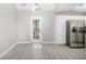 Stainless steel refrigerator in the kitchen at 432 Tanner Farm Dr, Rockmart, GA 30153