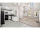 Living room with a fireplace, view of the kitchen and staircase at 432 Tanner Farm Dr, Rockmart, GA 30153