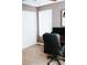 Office area with a comfortable chair, spacious closet, and natural light at 4406 Dickens Nw Ct, Kennesaw, GA 30144