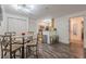 Floorplan showing entry to a dining area and the kitchen at 3203 Lenox Ne Rd # 32, Atlanta, GA 30324