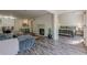 Open-concept living space, with cozy seating, fireplace, and easy access to the kitchen and bedroom at 3203 Lenox Ne Rd # 32, Atlanta, GA 30324