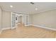 Bonus Room featuring hardwood floors, recessed lighting, and glass French doors at 1315 Pembridge Nw Way, Kennesaw, GA 30152