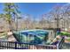 Well-maintained community tennis court with lighting and fencing at 1315 Pembridge Nw Way, Kennesaw, GA 30152