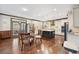 Eat-in kitchen features stainless appliances, granite countertops, and center island at 4241 Woodward Walk Ln, Suwanee, GA 30024