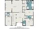 Detailed floor plan showcasing the layout of the second floor of the house at 975 Matt Springs Ct, Lawrenceville, GA 30045