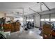 Spacious garage with ample storage space, weights and exercise equipment at 507 Matthew Dr, Canton, GA 30115